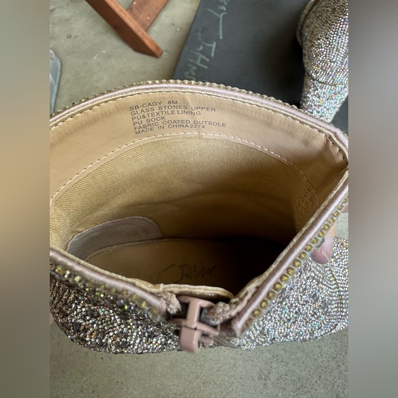 Betsey Johnson Cady Rhinestone Boots - Picture 5 of 10